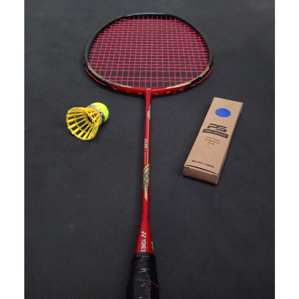 Raket badminton bekas second original yonex nanoray 68 light