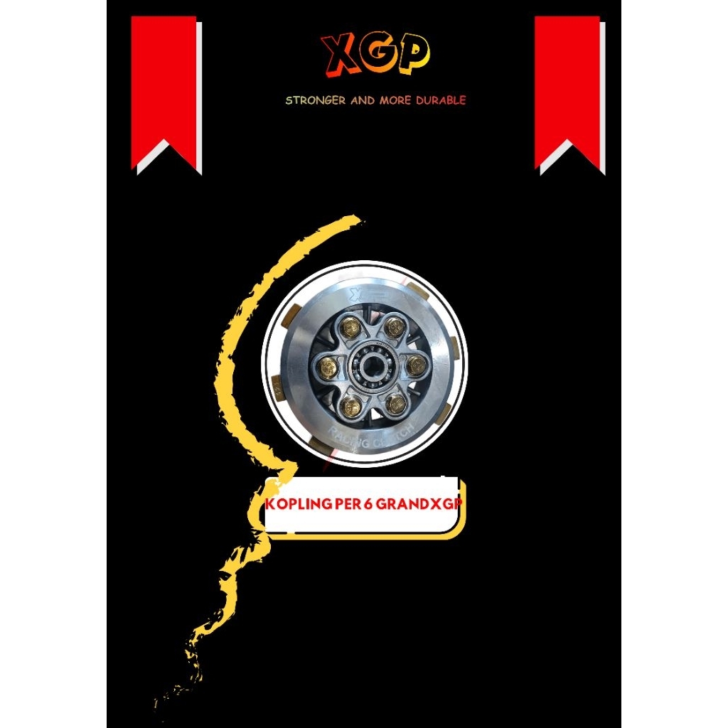 Kopling per 6 Supra grand racing Honda win kampas lebar XGP