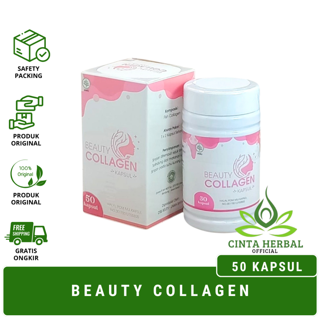 Kapsul Kolagen DSB Beauty 50 Kapsul | Beauty Collagen Pemutih Alami