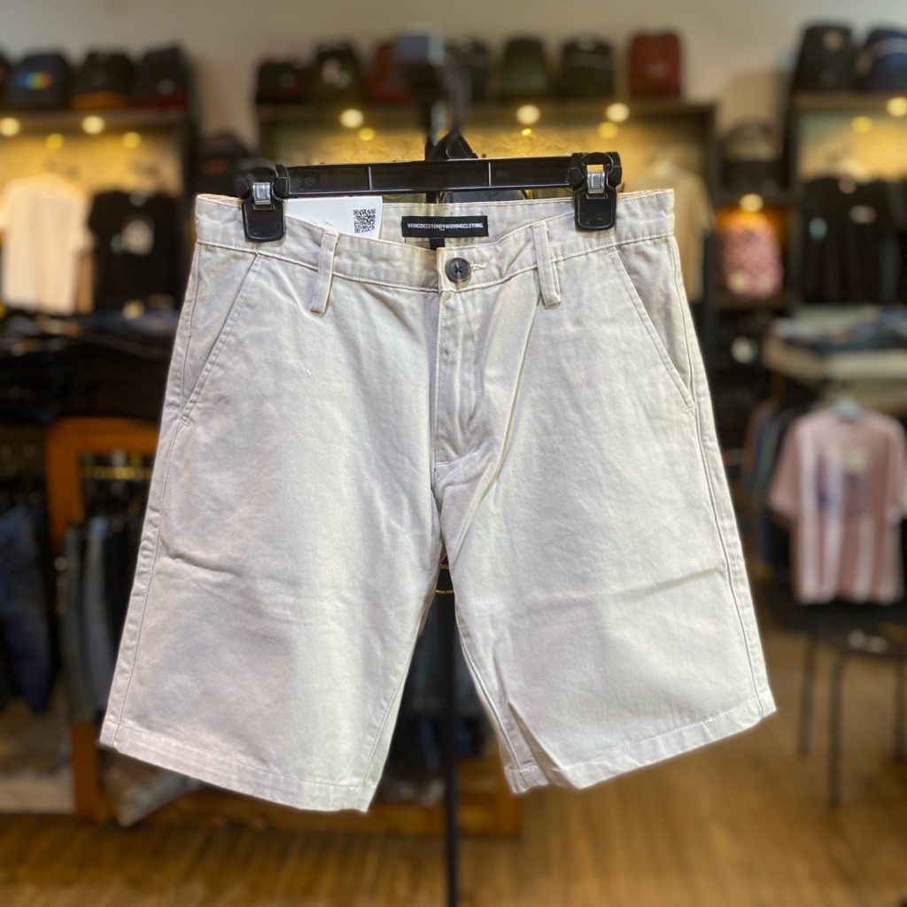CELANA PENDEK CHINO CREAM PRIA – WARNING CLOTHING BANDUNG