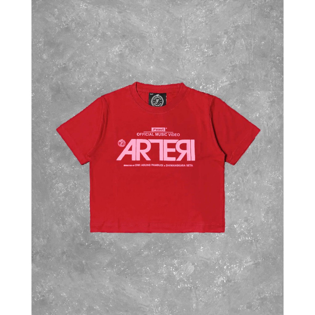 .Feast - Arteri MV | Baby Tee (Red)