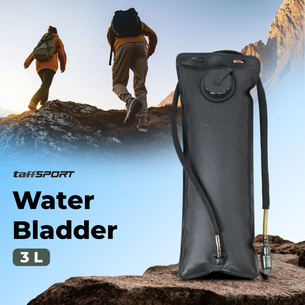 HA Kantong Air Minum V1 3L Water Bladder Bag 3 Liter 3000ml Hiking Cycling Botol BPA Free Sepeda