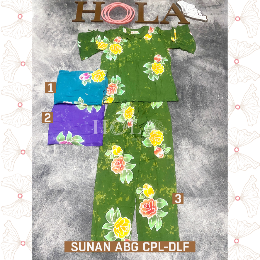 HOLA_FASH | A-Setelan Sunan Abg, batik sunan