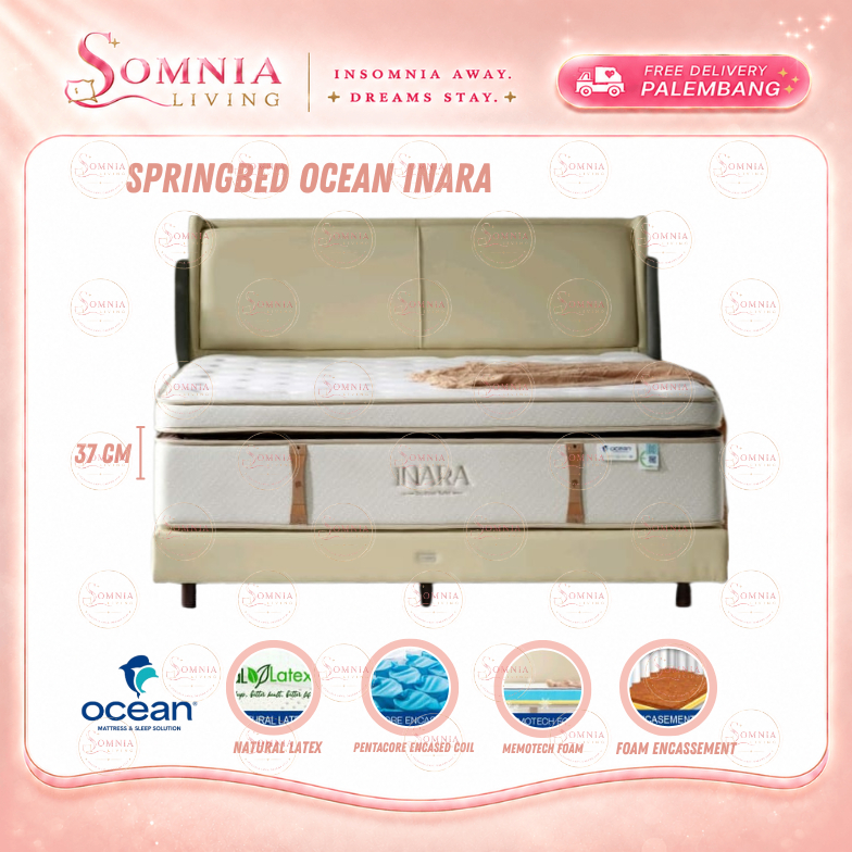 Springbed Ocean Inara Tencel | Springbed Matrass Kasur Ocean Murah Palembang | Furniture Murah Palem