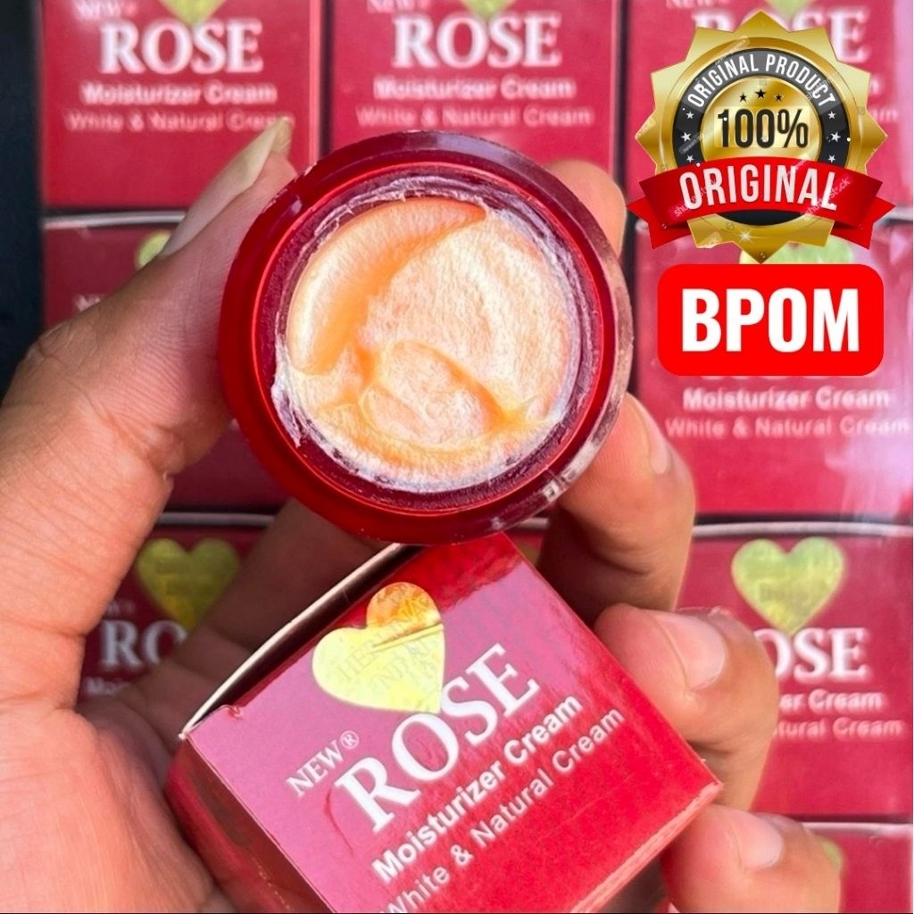 CREAM ROSE [ORIGINAL BPOM] POT TIMBUL Ecer