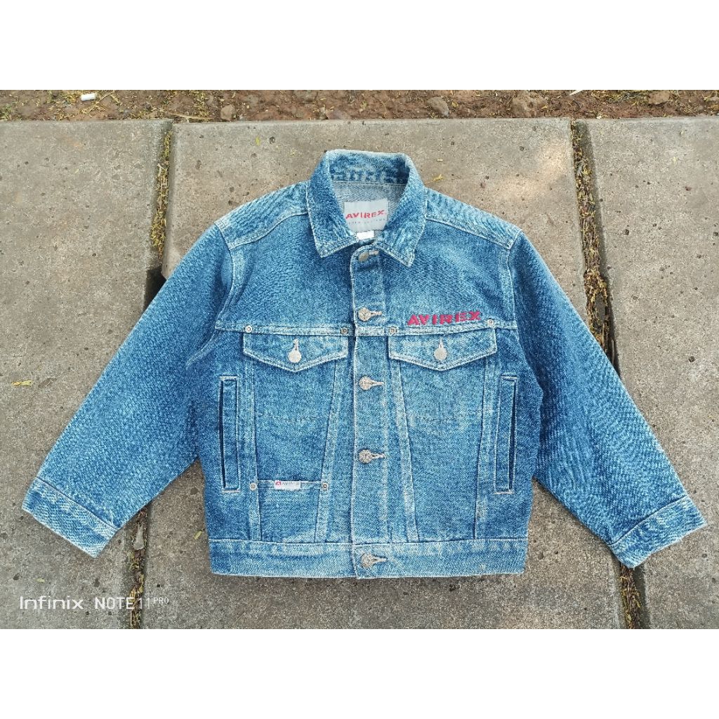Jaket Levis Avirex, not denim