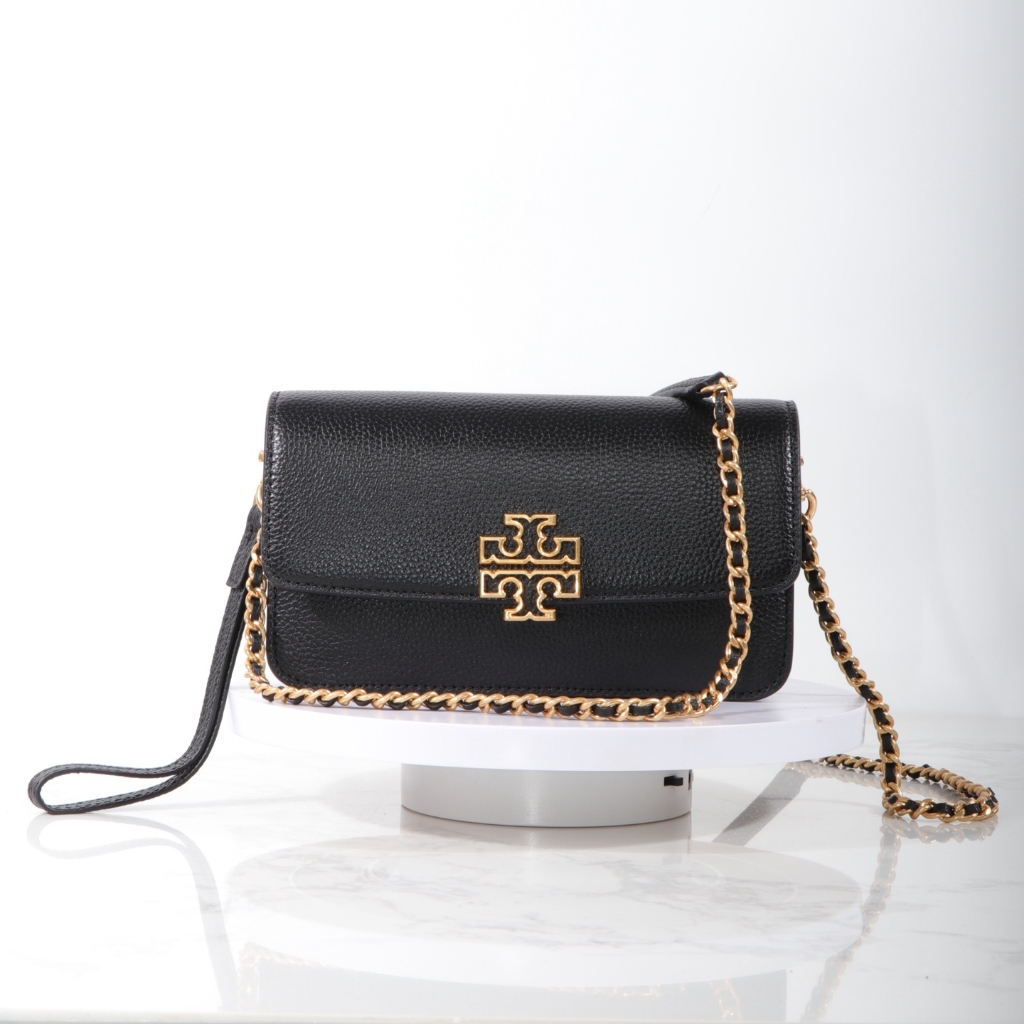New TB /Britten chain single-shoulder crossbody clutch, chain crossbody wallet,
