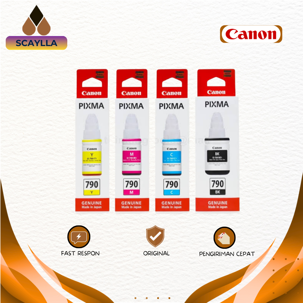 Paketan Tinta Original Canon 790 Tinta Canon G1010 G2010 G3010 G4010