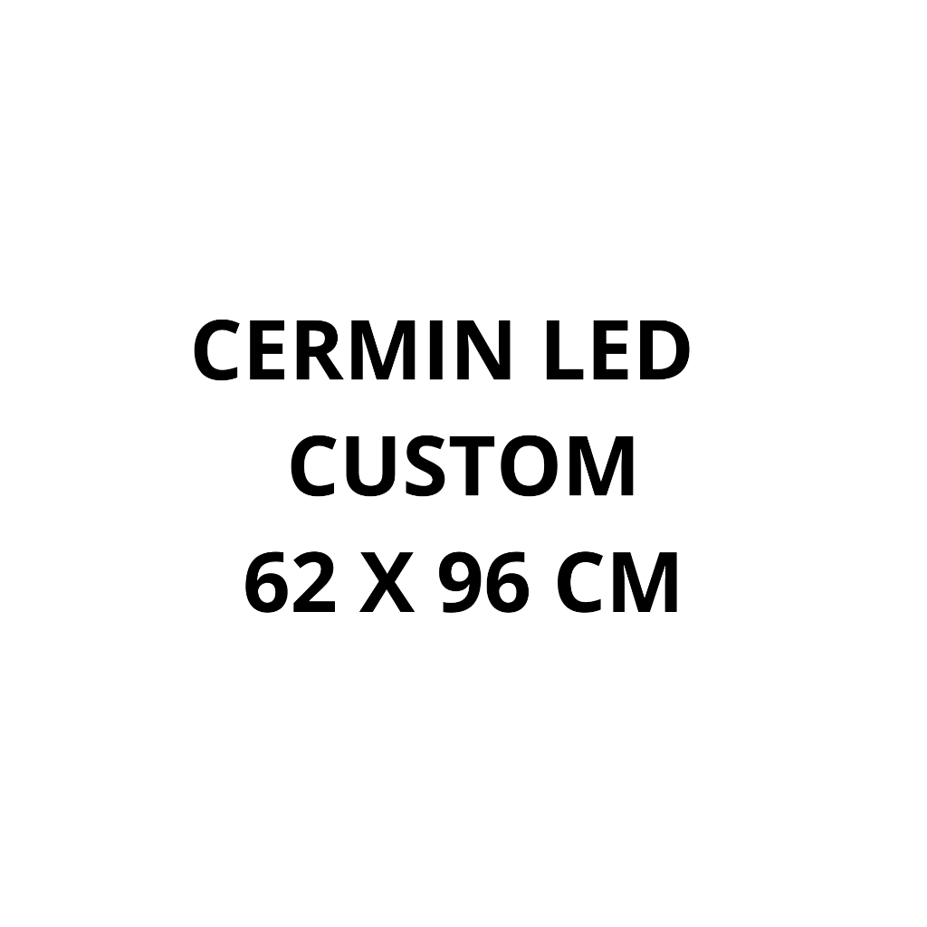 MIRROR GLASS - CUSTOM - LED - UK 62 X 96