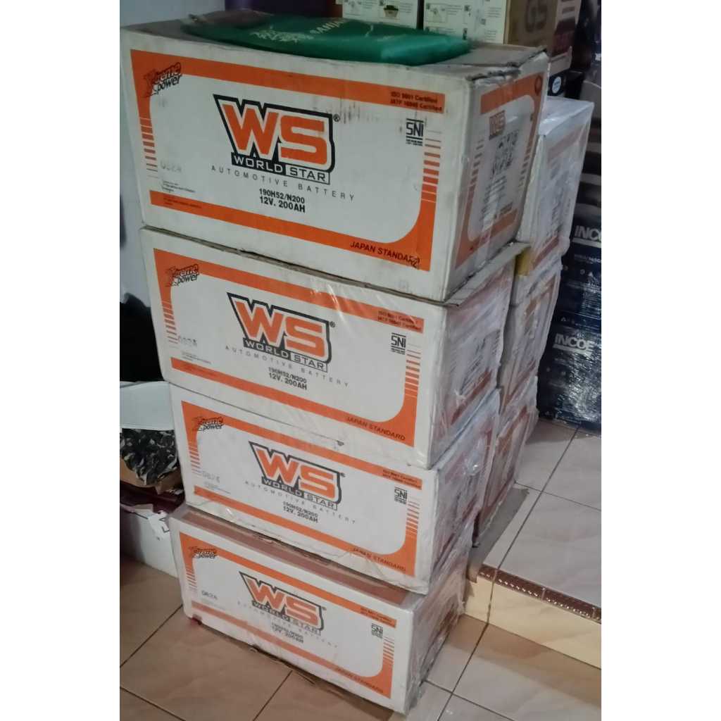AKI N200 MERK WS ORIGINAL 12V 200AH
