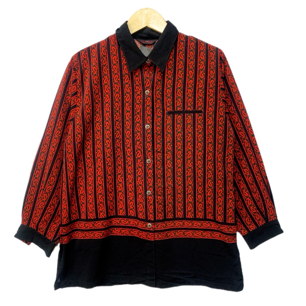 kode A1300 kemeja vintage size M lokal Kemeja vintage kemeja mewah kemeja sultan kemeja silk kemeja 