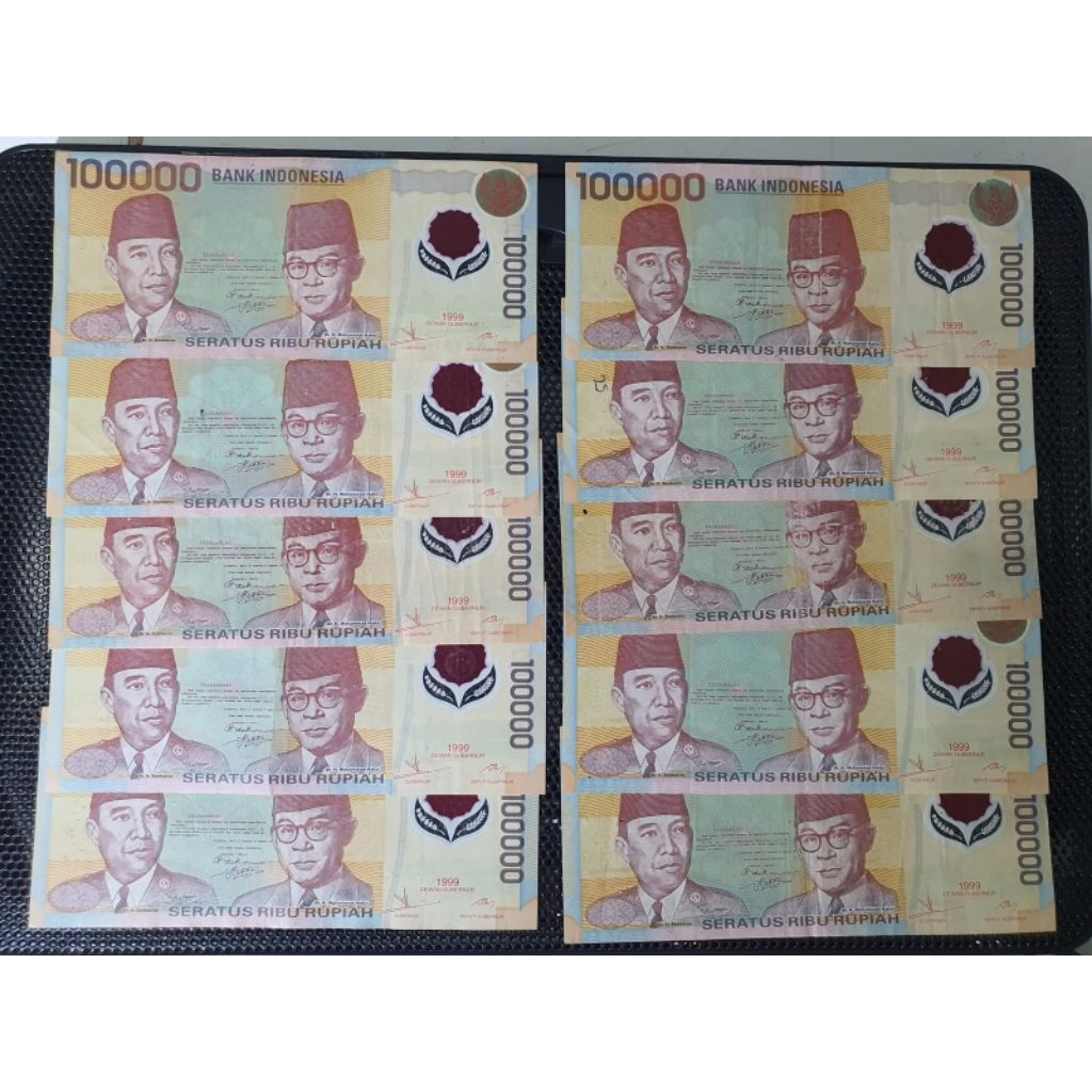 Uang kuno 100000 Polymer Beredar