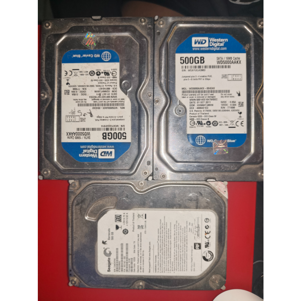 HDD 3.5 500GB RUSAK
