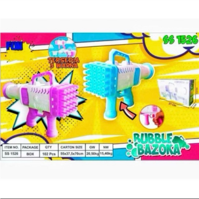 Mainan tembakan gelembung rocket launcher - Bubble rocket launcher