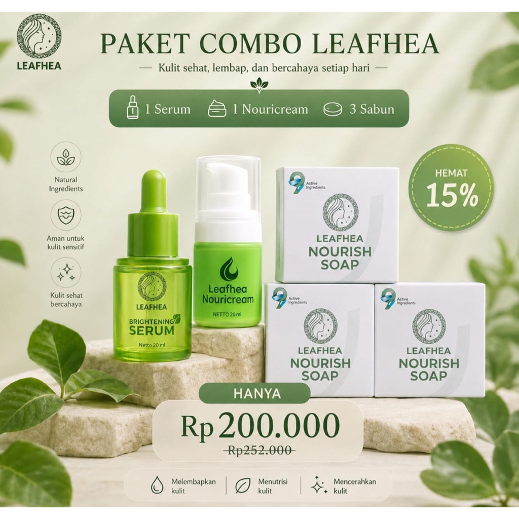 PAKET COMBO SKINCARE LEAFHEA