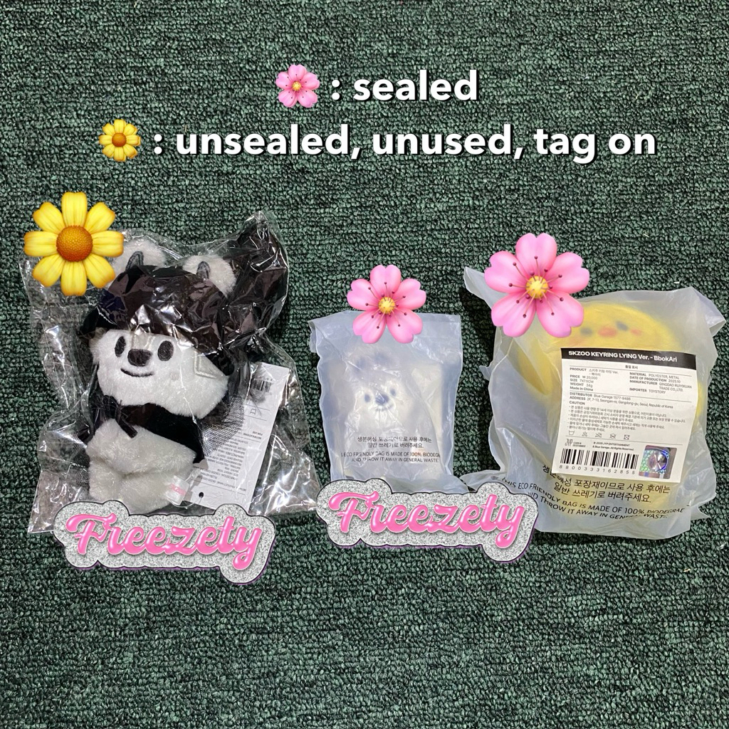 (ready stock) skzoo wolfchan micro 5oclock wolfchan customer do it bbokari lying sealed unsealed str