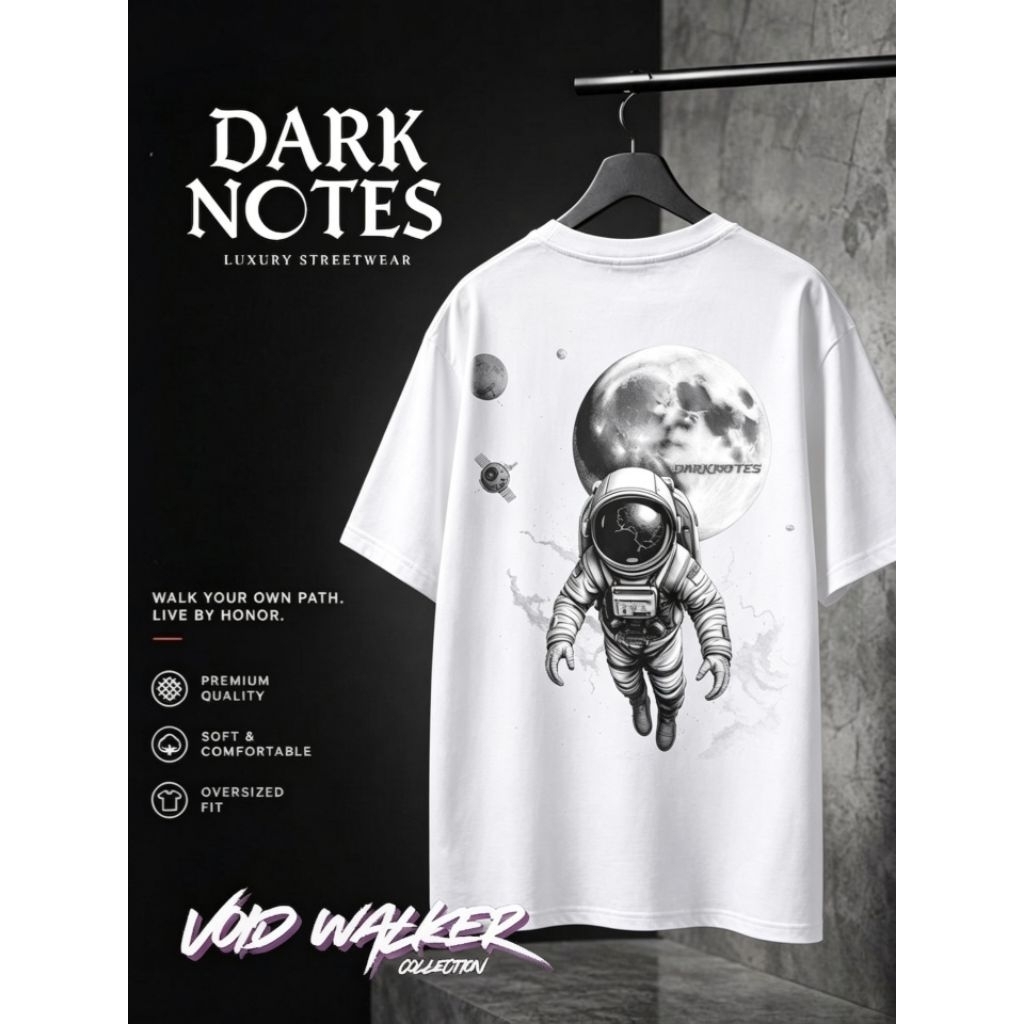 Kaos Darknotes Eclipse white streetwear | DNC Void Walker edition IV