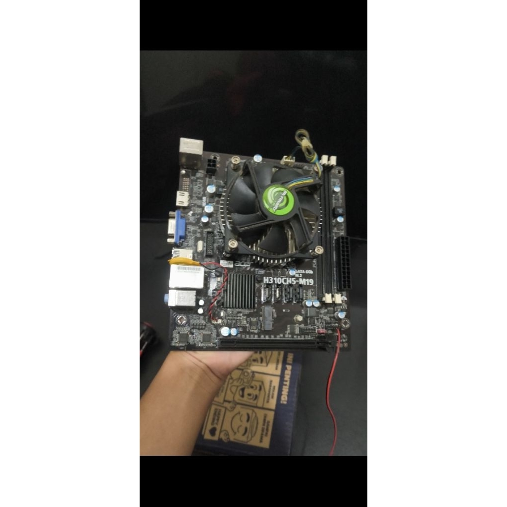 paketan i3 8100 + Mobo mitx lga 1151 + heatsink fan