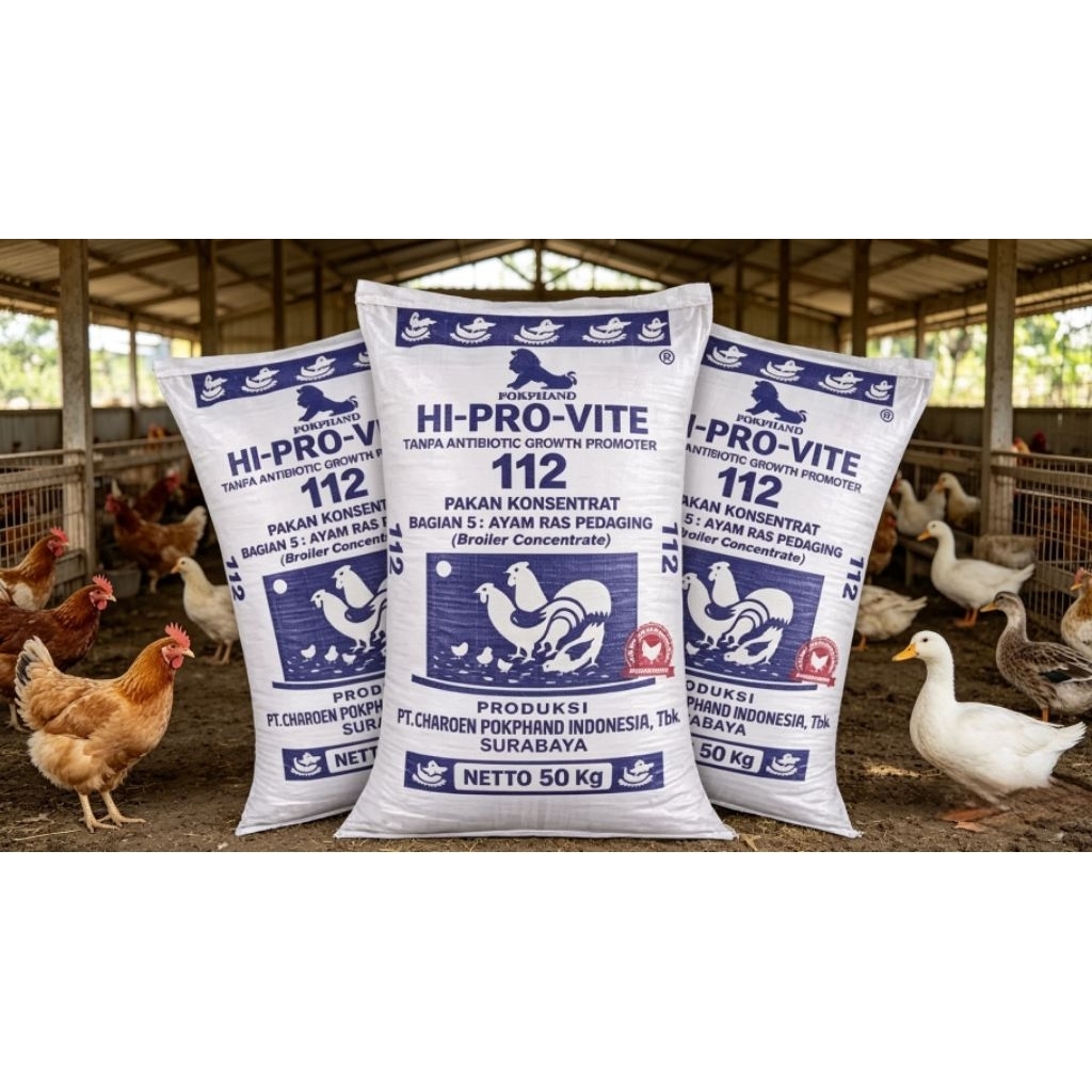 Hi pro vite 112 konsentrat ayam ras pedaging