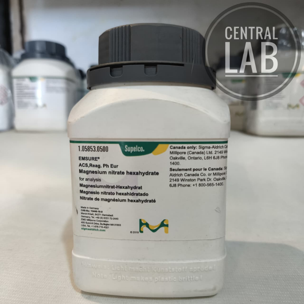 MAGNESIUM NITRATE HEXAHYDRATE / 500GRAM ORIGINAL / PRO ANALIS MERCK 105853