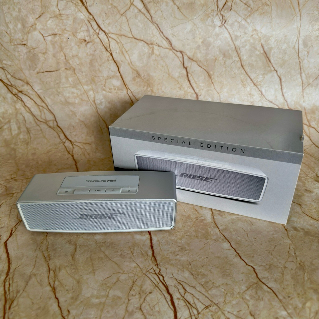 BOSE SoundLink Mini II Silver Special Edition Bluetooth Speaker Type C Original Preloved