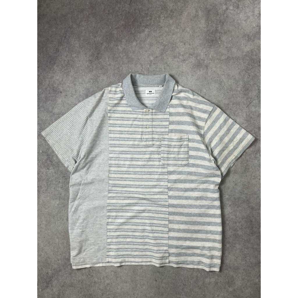 UNIQLO ENGINEERED GARMENT polo stripe shirt