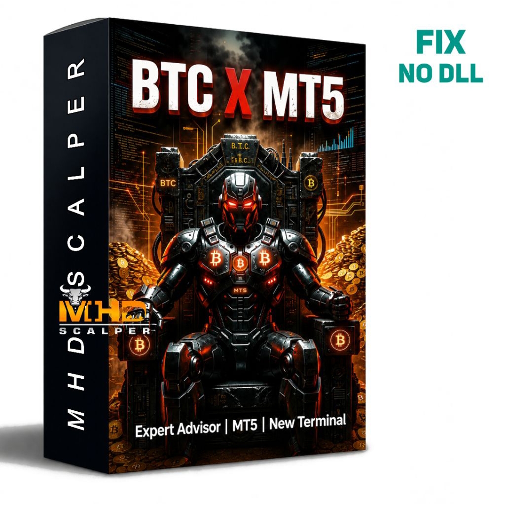 EA BTC X MT5 Robot Trading Full Access
