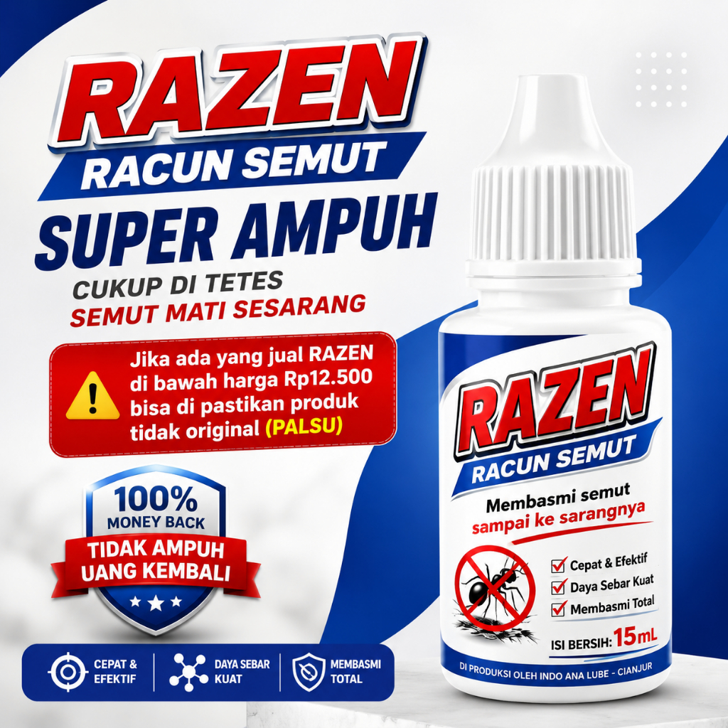 RACUN PEMBASMI SEMUT - SUPER AMPUH - OBAT RACUN ANTI SEMUT - PENGUSIR SEMUT MERAH