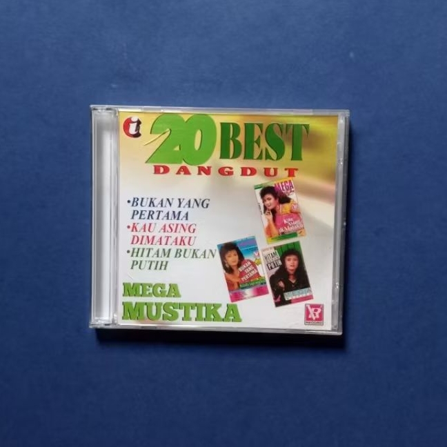 CD Audio Music 20 Best Of The Best Dangdut Mega Mustika Prod Virgo Ramayana Records ( Isi 2 CD )
