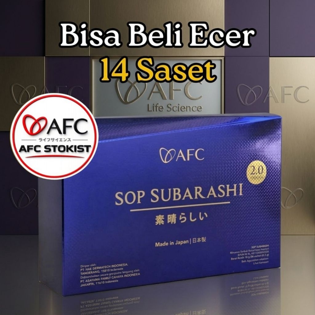 Sop Subarashi gold Original Afc Jepang