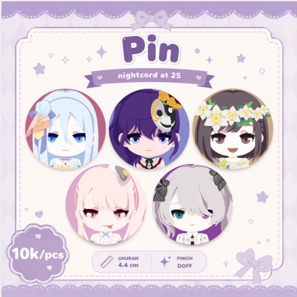 Pin Project Sekai Unofficial Merch Nightcord At 25