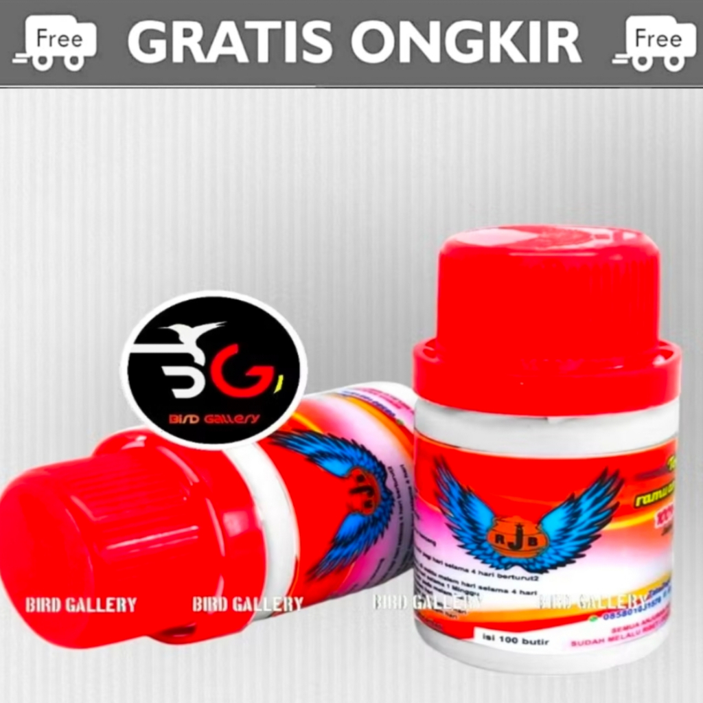 JAMU RJB JAMU MERPATI RJB MENAMBAH STAMINA DAN POWER BURUNG  MERPATI