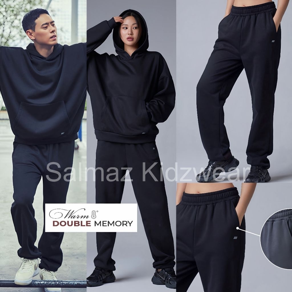 Celana Jogger Warm Wanita Pria Dewasa STL