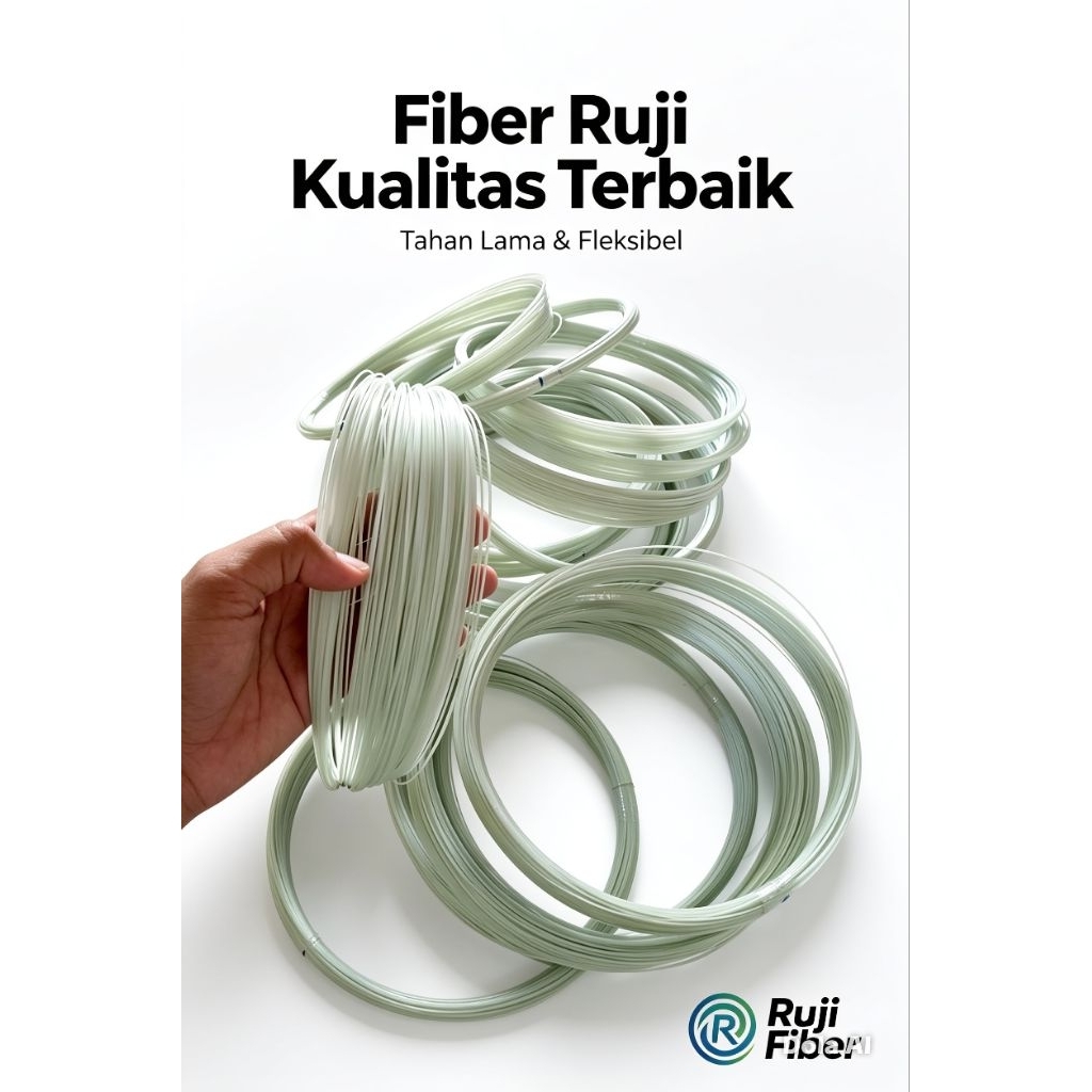 ruji fiber fleksibel untuk sangkar/layang2 dll