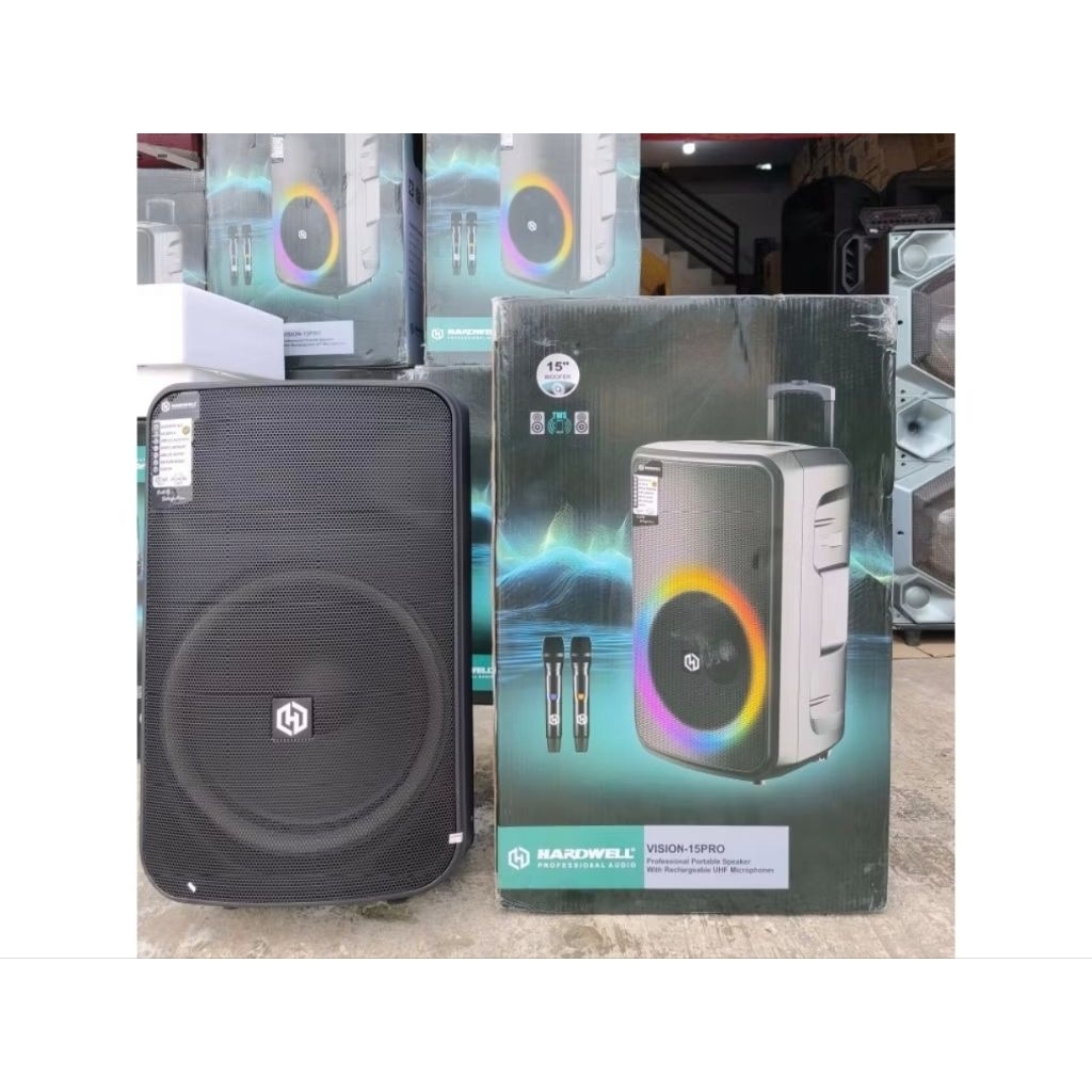 speaker hardwell vision 15/ speaker 15 inc bluetooth