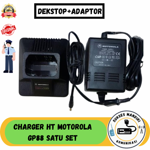 Charger HT Motorola GP88 Satu Set Charger HT Motorola GP 88