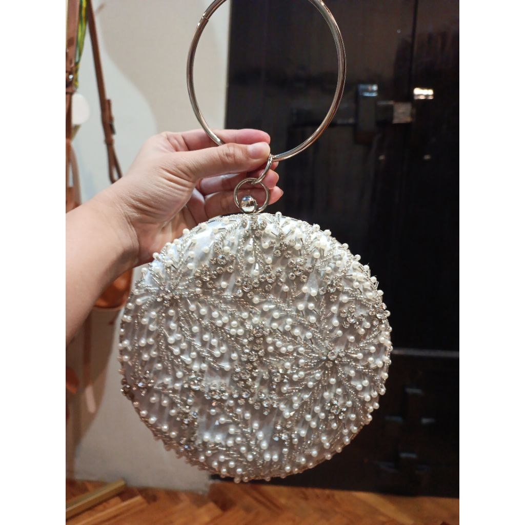 waiwai bling bling clutch tas pesta