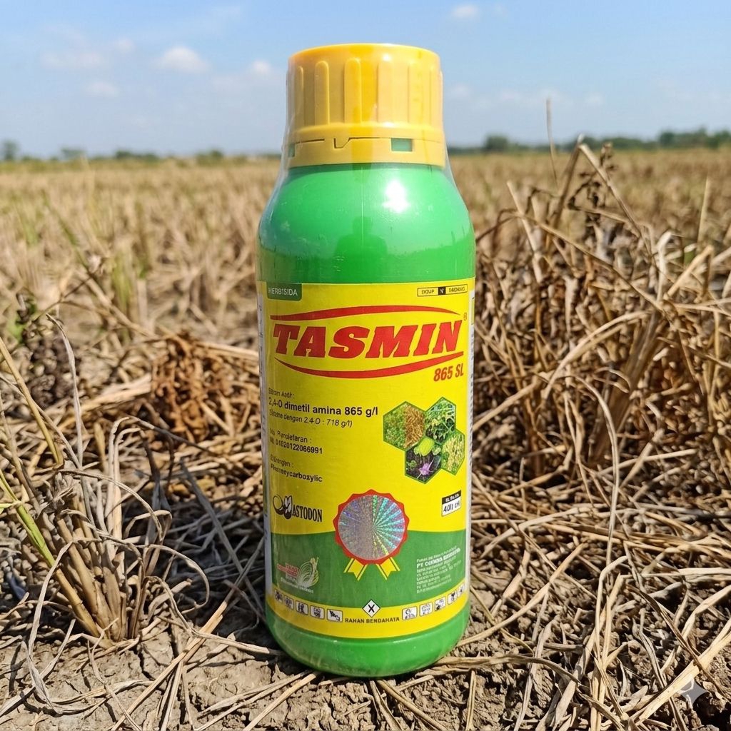 Herbisida TASMIN 856 SL Kemasan 400 ml Obat Rumput untuk Padi dan Racun Rumput Lahan Kosong Campur R