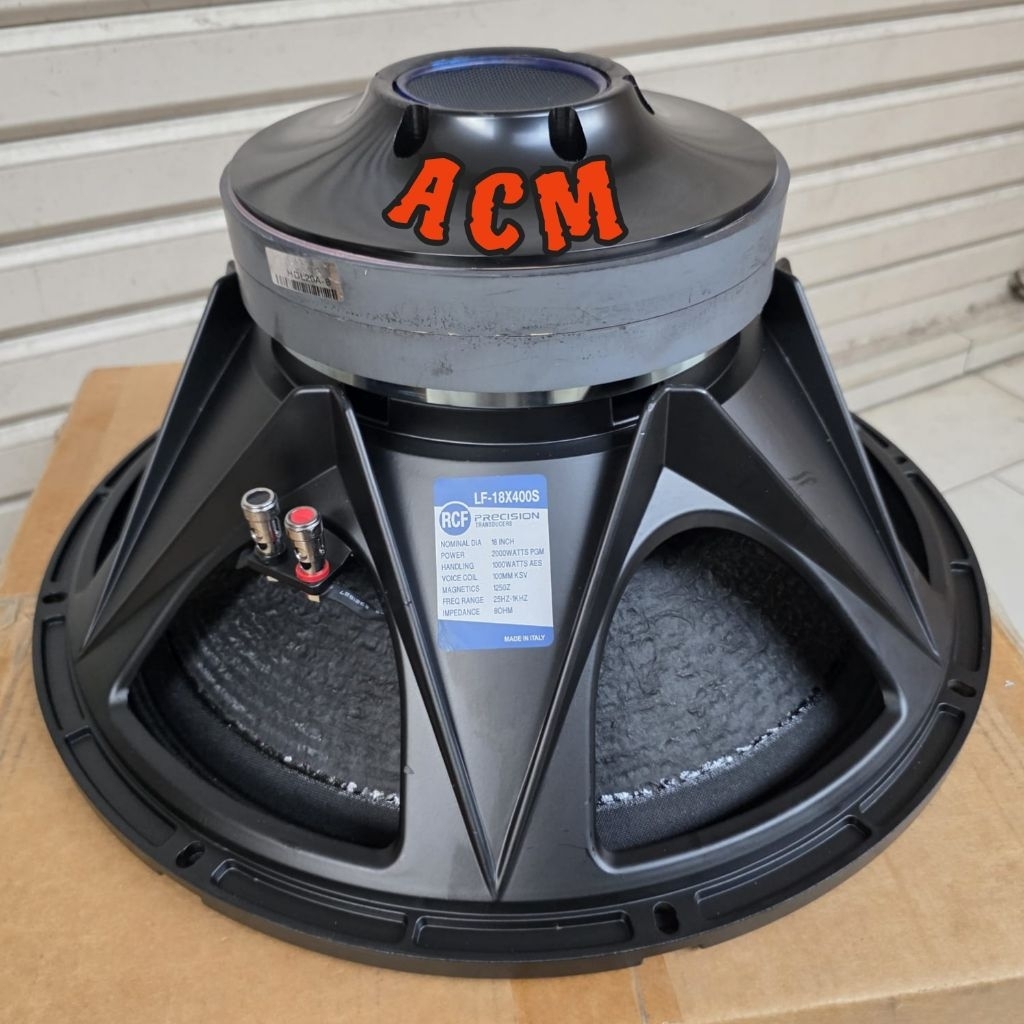 SPEAKER COMPONENT RCF LF18X400S 18 INCH DOUBEL MAGNET SUBWOOFER LF 18X400S