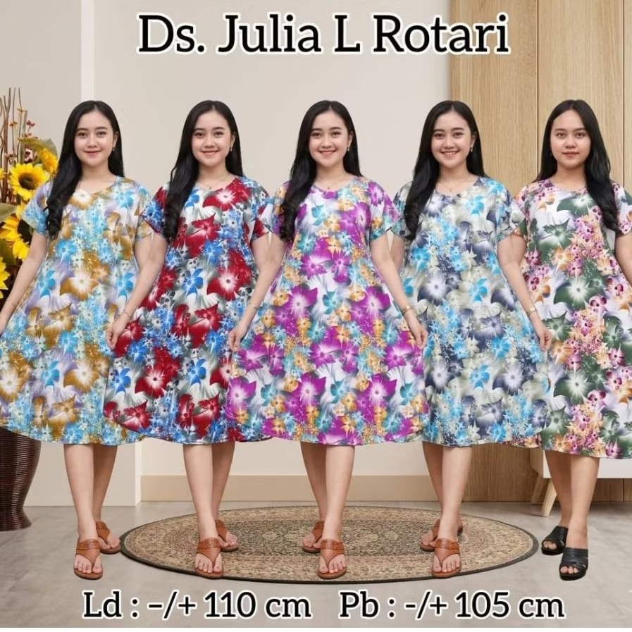 Daster payung JULIA ROTARY AQILA || TDK PAKE KANCING
