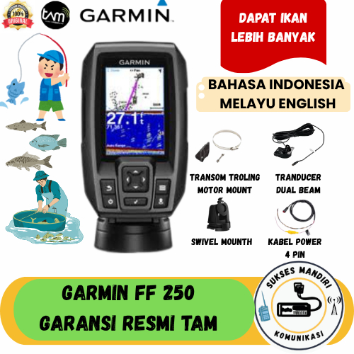 GARMIN FF250 GARMIN FF 250 GARMIN FISH FINDER 250 ORIGINAL GARANSI TAM