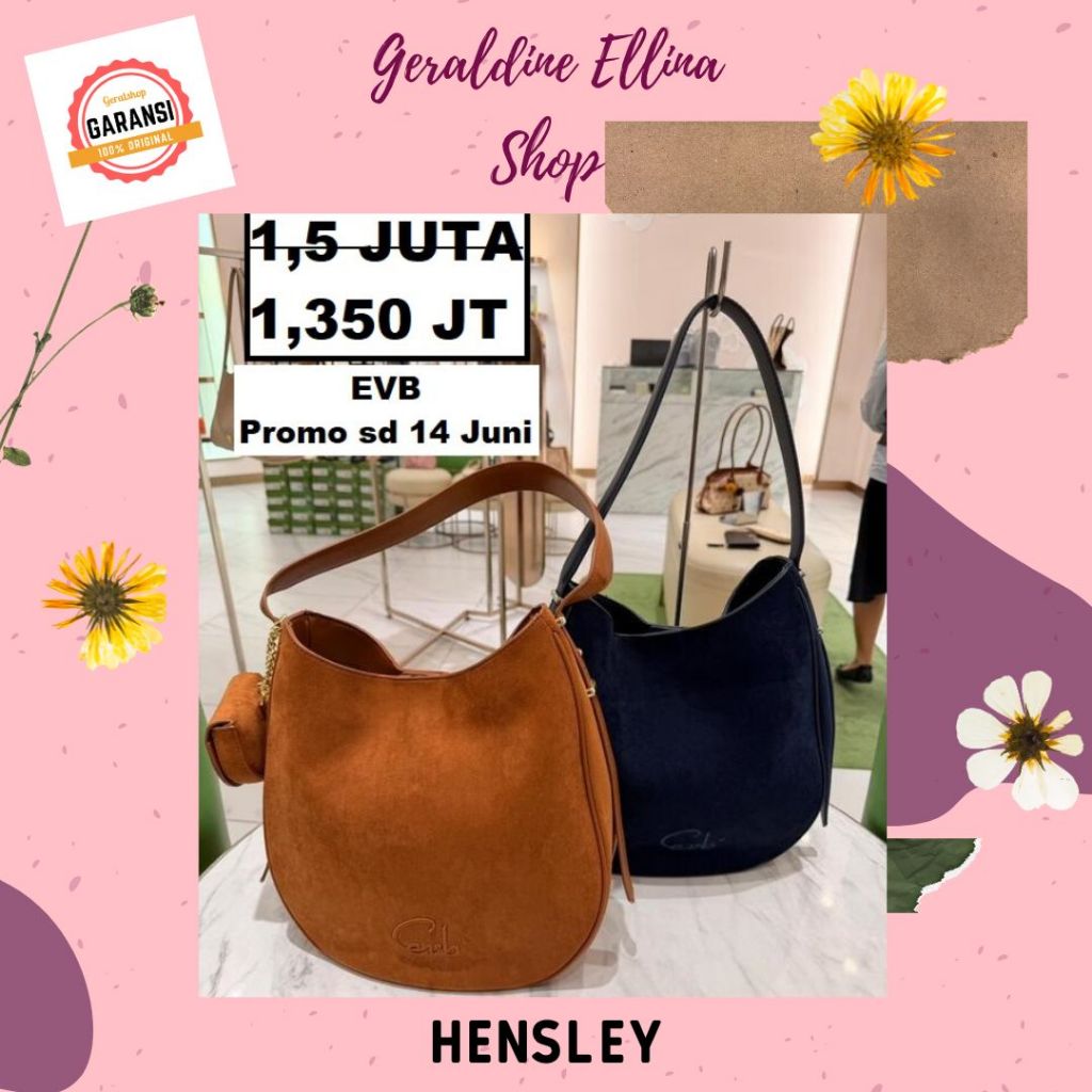 EVB Tas Wanita HENSLEY Tote Bag ORIGINAL