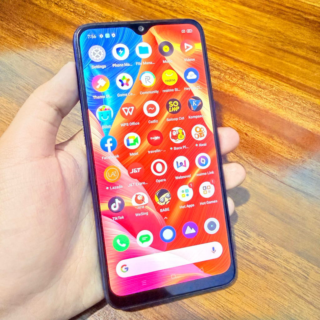 REALME 3 4/64 RESMI ORIGINAL SECOND NORMAL BERKUALITAS