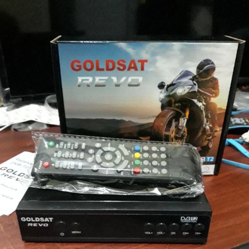 Set Top Box TV Digital GOLDSAT REVO DVB T2 STB