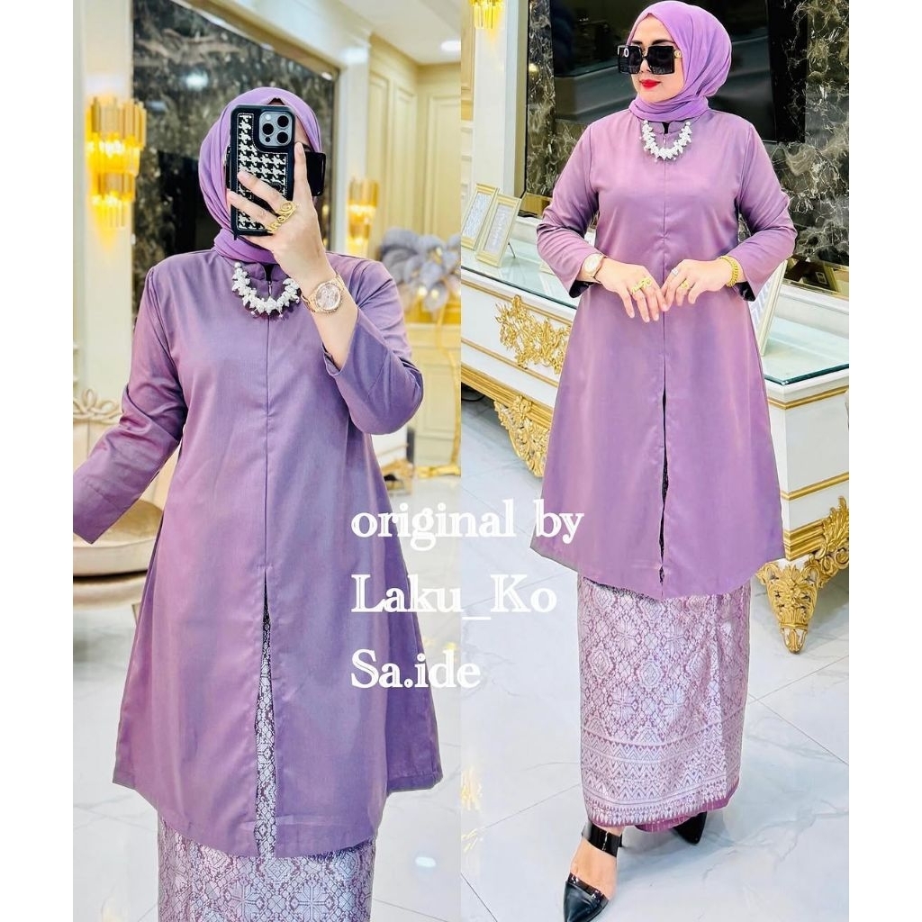 Atasan Tunik Toyobo Malaysia/ Tunik batu payet /Atasan Tunik/ Tunik Ima Toyobo Seragaman / Tunik Toy