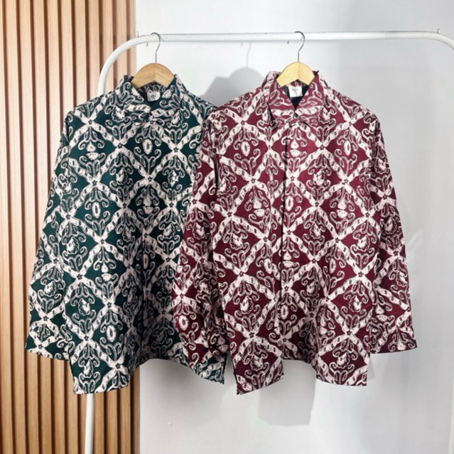 Kemeja Batik Pria Sidomukti by Terbit Ayu Batik