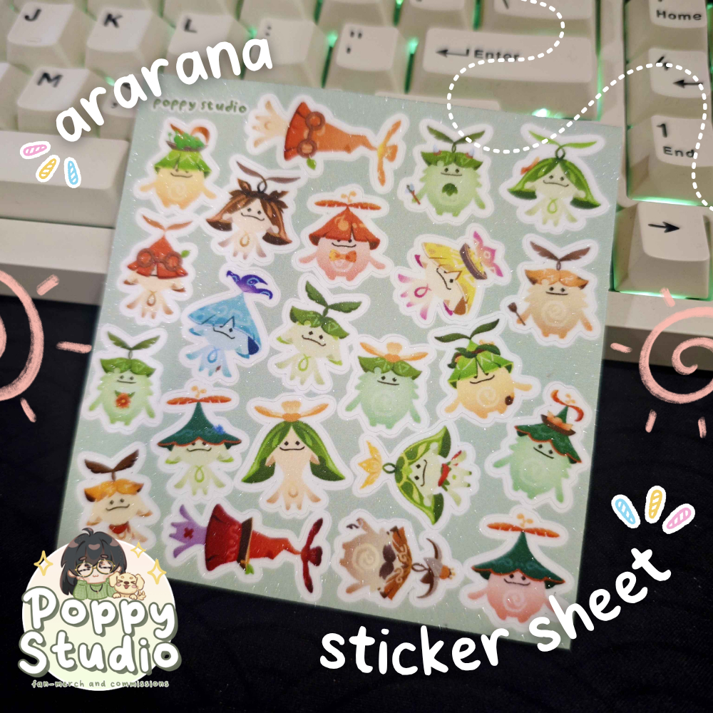 Sticker Sheet Aranara | Genshin Impact