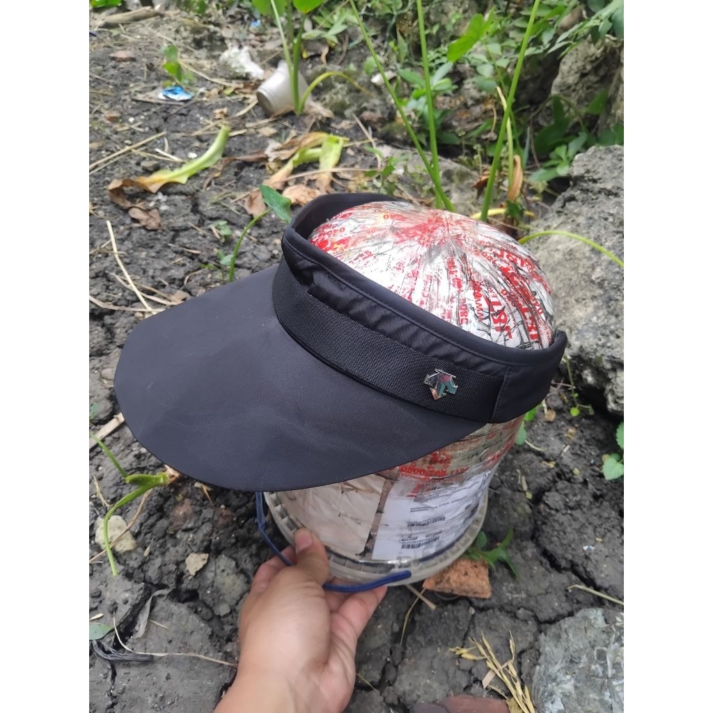 topi olahraga DESCENTE* topi running topi golf dewasa