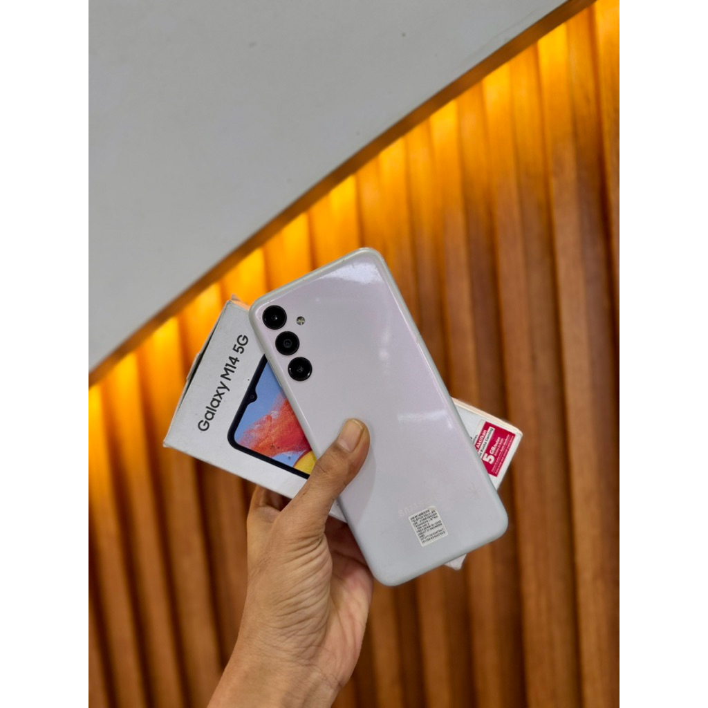 SAMSUNG M14 5G 6/128GB SECOND MULUS PEMAKAIAN