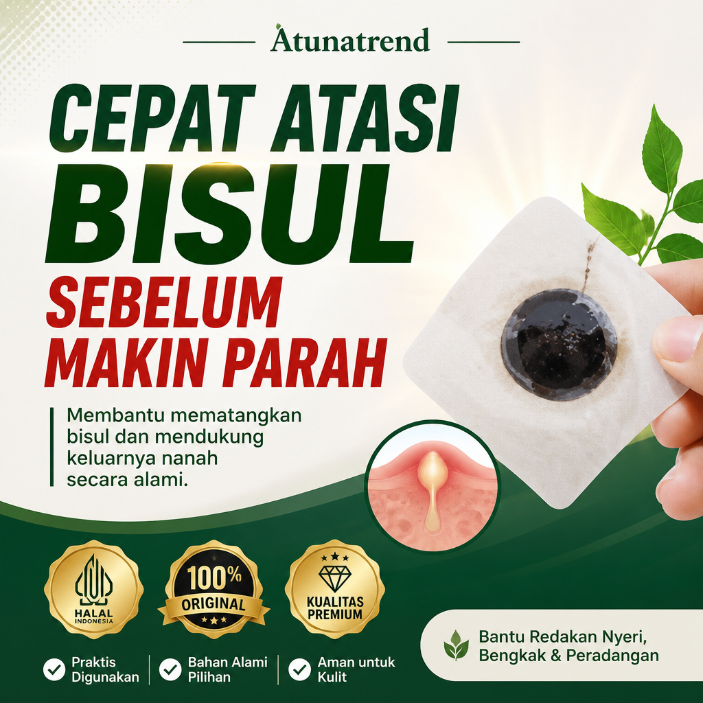 Koyo Bisul Plester Tarik Nanah Cepat Matang Ampuh Kasa Antibiotik Antiseptik Pelindung Luka Infeksi